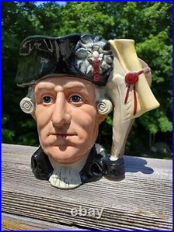 Royal Doulton Character Jug Mug George III/George Washington Large D6749 1985