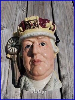 Royal Doulton Character Jug Mug George III/George Washington Large D6749 1985