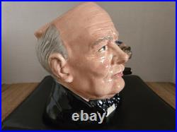 Royal Doulton Character Jug Of The Year 1992 Winston Churchill D6907 7 Large
