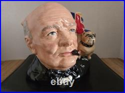 Royal Doulton Character Jug Of The Year 1992 Winston Churchill D6907 7 Large