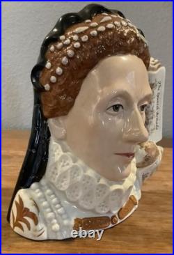 Royal Doulton Character Jug Queen Elizabeth I D7180 Large 2003Jug of the Year