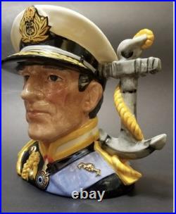 Royal Doulton Character Jug RARE Earl Mountbatten of Burma D6944 Large 7