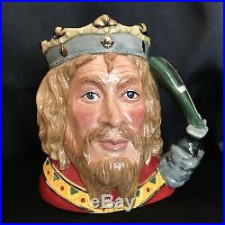 Royal Doulton Character Jug-RARE King Arthur #D7055 COA 627/1500-MINT