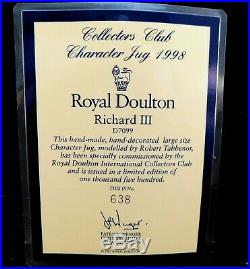 Royal Doulton Character Jug Richard III D7099
