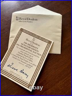 Royal Doulton Character Jug Ronald Reagan D6718 President With COA #1513 of 5000