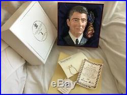 Royal Doulton Character Jug Ronald Reagan D6718 withBox COA #609 7 3/4