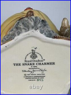 Royal Doulton Character Jug SNAKE CHARMER D6912 Ltd. Ed