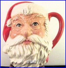 Royal Doulton Character Jug Santa Claus Plain Red Handle D6704