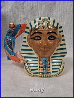 Royal Doulton Character Jug Small- Tutankhamen D7127 # 367 of 1500 In Box