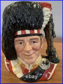 Royal Doulton Character Jug The Piper D6918 Large 1992 Limited Ed. WithCOA