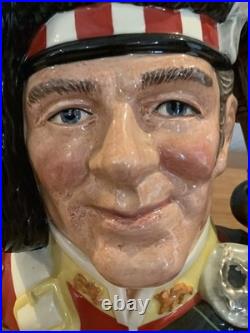 Royal Doulton Character Jug The Piper D6918 Large 1992 Limited Ed. WithCOA