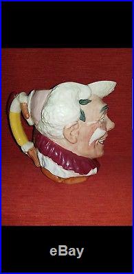 Royal Doulton Character Jug The White Haired Clown D6322 Mint