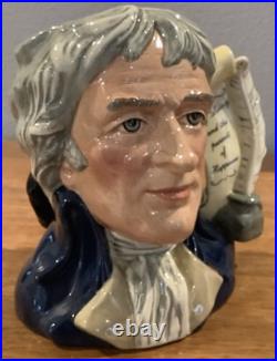 Royal Doulton Character Jug Thomas Jefferson D6943 Large 1993 Limited Edition