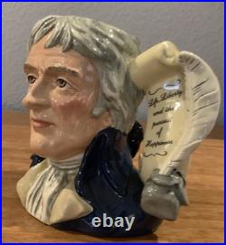 Royal Doulton Character Jug Thomas Jefferson D6943 Large 1993 Limited Edition