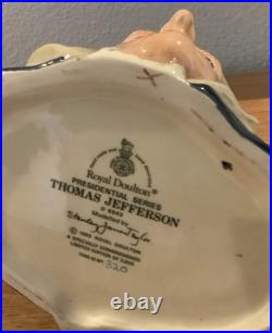 Royal Doulton Character Jug Thomas Jefferson D6943 Large 1993 Limited Edition