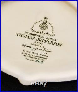 Royal Doulton Character Jug Thomas Jefferson, Large D 6943