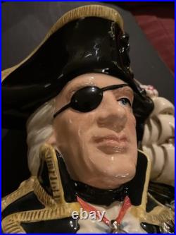 Royal Doulton Character Jug Vice Admiral Lord Nelson D6932 LARGE, 1993 rare