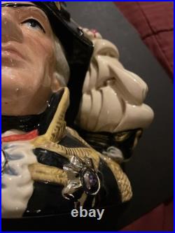 Royal Doulton Character Jug Vice Admiral Lord Nelson D6932 LARGE, 1993 rare