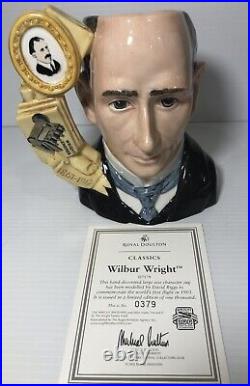 Royal Doulton Character Jug WILBUR WRIGHT D7179 (Ltd. Ed. Of 1000)
