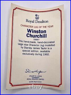 Royal Doulton Character Jug Winston Churchill D6907 Mug