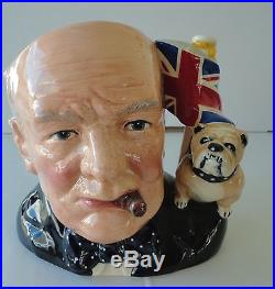 Royal Doulton Character Jug of the Year 1982 Winston Churchill D6907