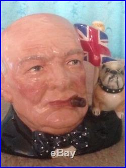 Royal Doulton Character Jug of year 1992 Winston Churchill Excellent