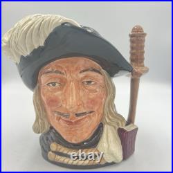 Royal Doulton Character Jugs Athos Porthos Aramis Large 7 Set 3 Musketeers 1955