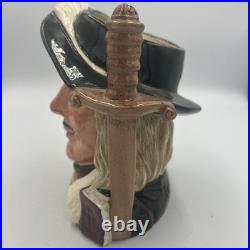 Royal Doulton Character Jugs Athos Porthos Aramis Large 7 Set 3 Musketeers 1955