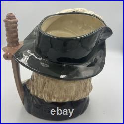 Royal Doulton Character Jugs Athos Porthos Aramis Large 7 Set 3 Musketeers 1955