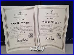 Royal Doulton Character Jugs Orville Wright & Wilbur Wright D7178 & D7179