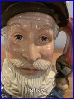 Royal Doulton Character Sir Walter Raleigh D7169 Large 2002 Jug of the Year