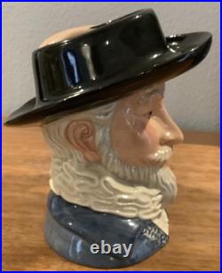 Royal Doulton Character Sir Walter Raleigh D7169 Large 2002 Jug of the Year