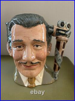 Royal Doulton Character Toby Jug Clark Gable Celebrity Collection D-6709