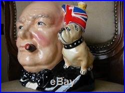 Royal Doulton Character Toby Jug Large Sir Winston Churchill Limited to 1 Year