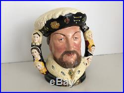 Royal Doulton Character Toby Jug Lg Henry VIII, D6888, limited edition of 1991
