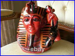 Royal Doulton Character Toby Jug Pharaoh Flambe Limited Edition D7028 MINT