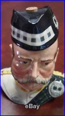 Royal Doulton Character Toby Jug William Grant Liquor Container Trial Colourway