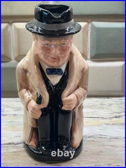 Royal Doulton Character Toby Jug Winston Churchill 9 Large
