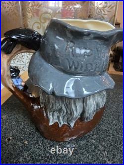 Royal Doulton Character Toby Mug Jug RIP VAN WINKLE D6438 1954 Large Estate