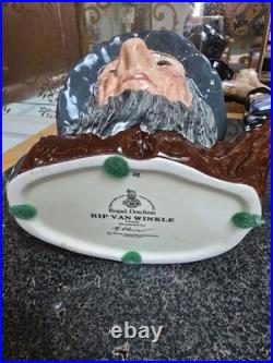Royal Doulton Character Toby Mug Jug RIP VAN WINKLE D6438 1954 Large Estate