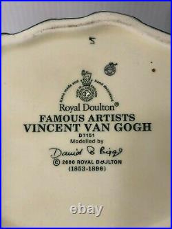 Royal Doulton Character Topy Jug of Vincent Van Gogh D7151
