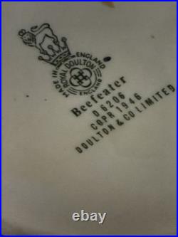 Royal Doulton Character jugs Set of 3 Beefeater English Translucent China