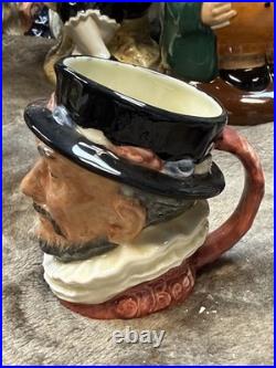 Royal Doulton Character jugs Set of 3 Beefeater English Translucent China