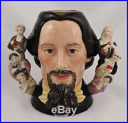 Royal Doulton Charles Dickens D6939 Large 7 Toby Jug Double Handle Signed LE