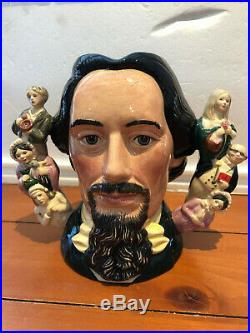 Royal Doulton Charles Dickens double handed Large Jug, D6939 limited edition