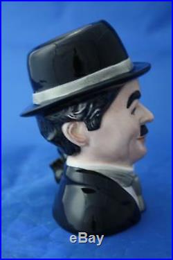 Royal Doulton Charlie Chaplin D7145 Style Two Ltd Ed Character Jug Box/cert