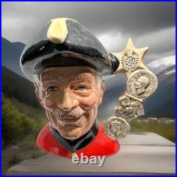 Royal Doulton Chelsea Pensioner D. 6833 Limited Edition Glossy Ceramic Jug