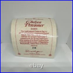 Royal Doulton Chelsea Pensioner D. 6833 Limited Edition Glossy Ceramic Jug