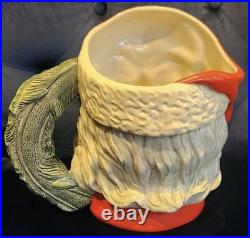 Royal Doulton Christmas Santa Character Jug D6690 Large 1982 England Mint