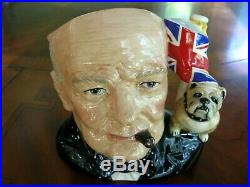 Royal Doulton Churchill D6907 Character Jug of the Year 1992 Mint Condition